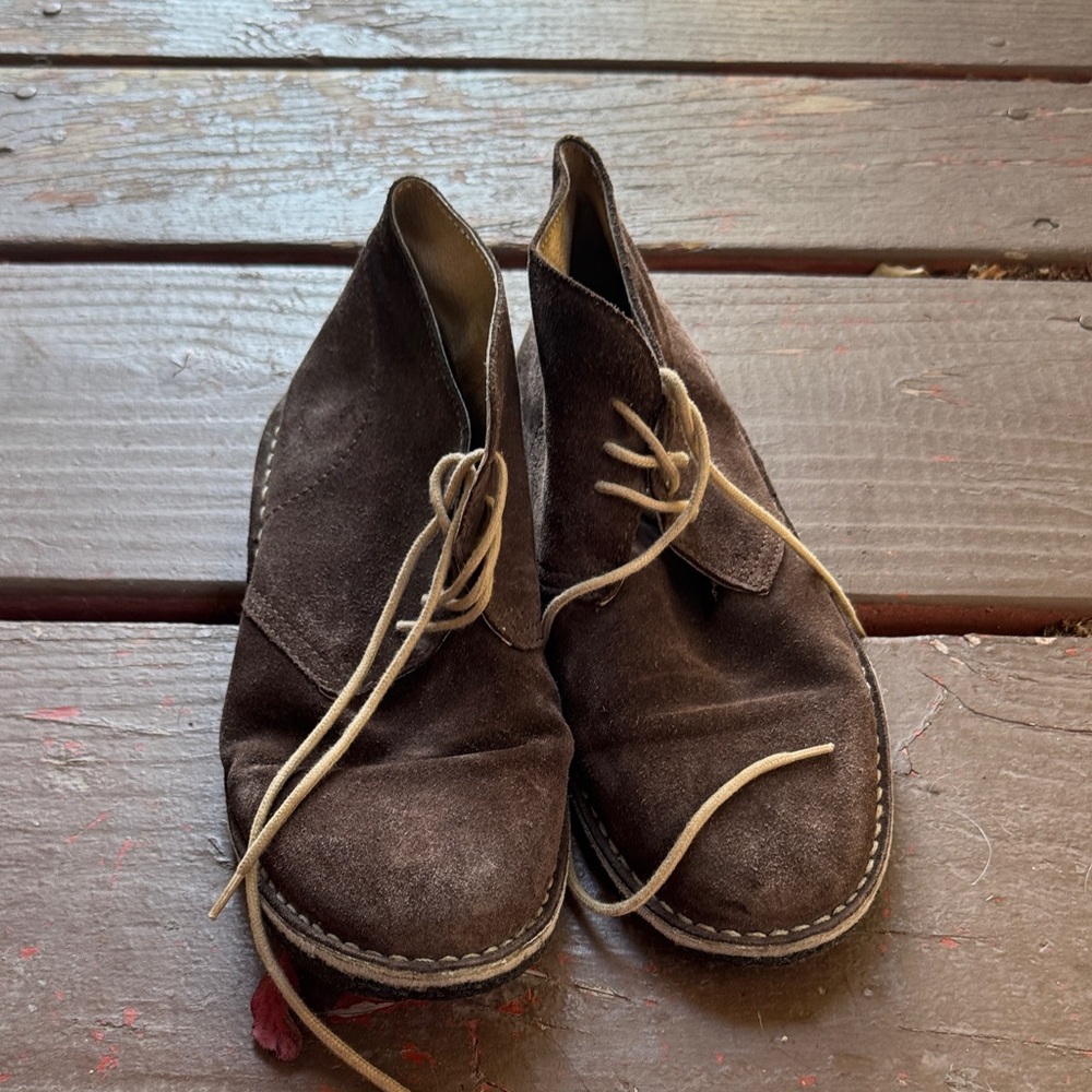 Men's Brown Suede Desert Boots